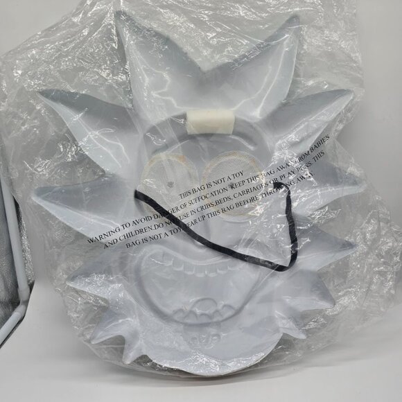 Rick and Morty Rick Sanchez Costume Adult Small Mask Lab Coat Adult Swim TV - Picture 7 of 11